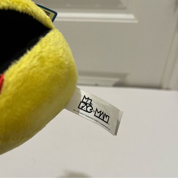 Ms. Pac-Man Video Game Pacman Plush 4" Toy Stuffed Doll Ball Yellow Arcade - Picture 9 of 9